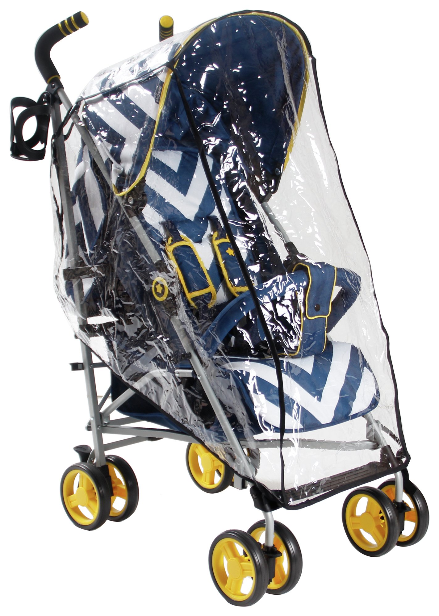 my babiie mb02 blue chevron stroller