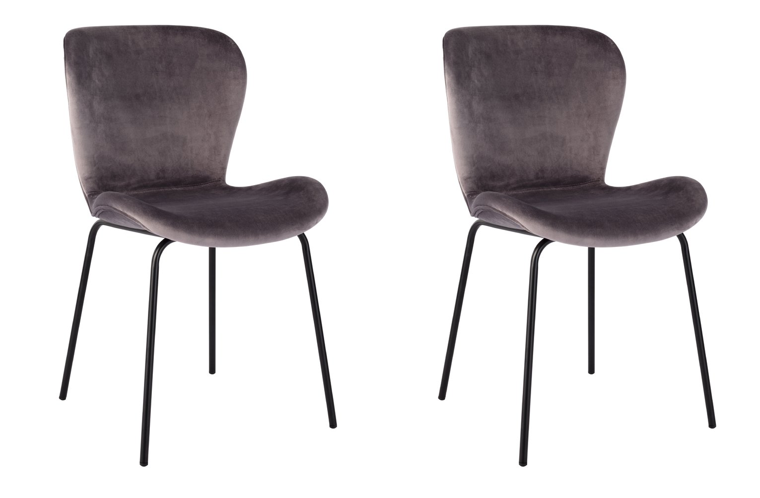 Habitat Etta Pair of Velvet Dining Chairs Review