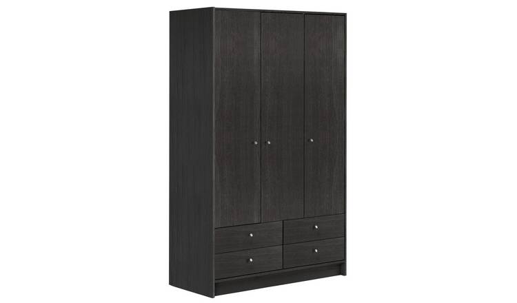 Argos solid on sale wood wardrobe