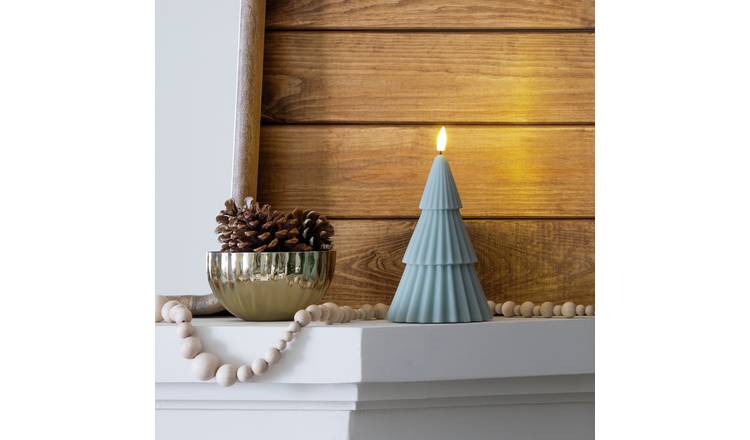 Habitat Wax LED Tree Shaped Candle