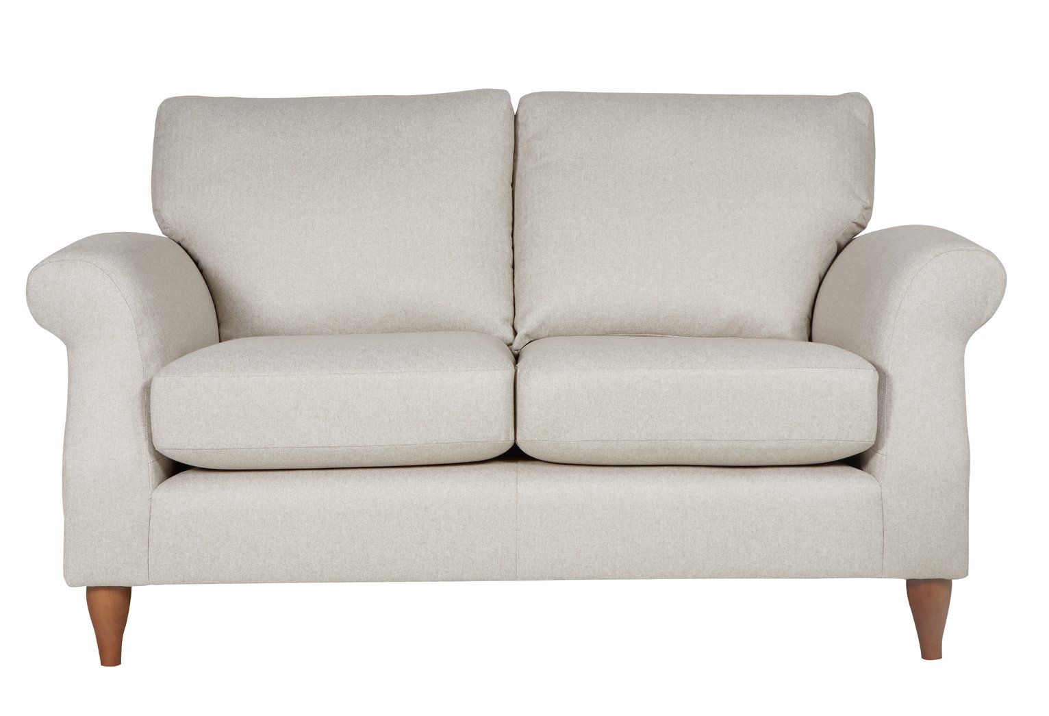 Habitat Bude 2 Seater Fabric Sofa Cream (5475245) Argos Price