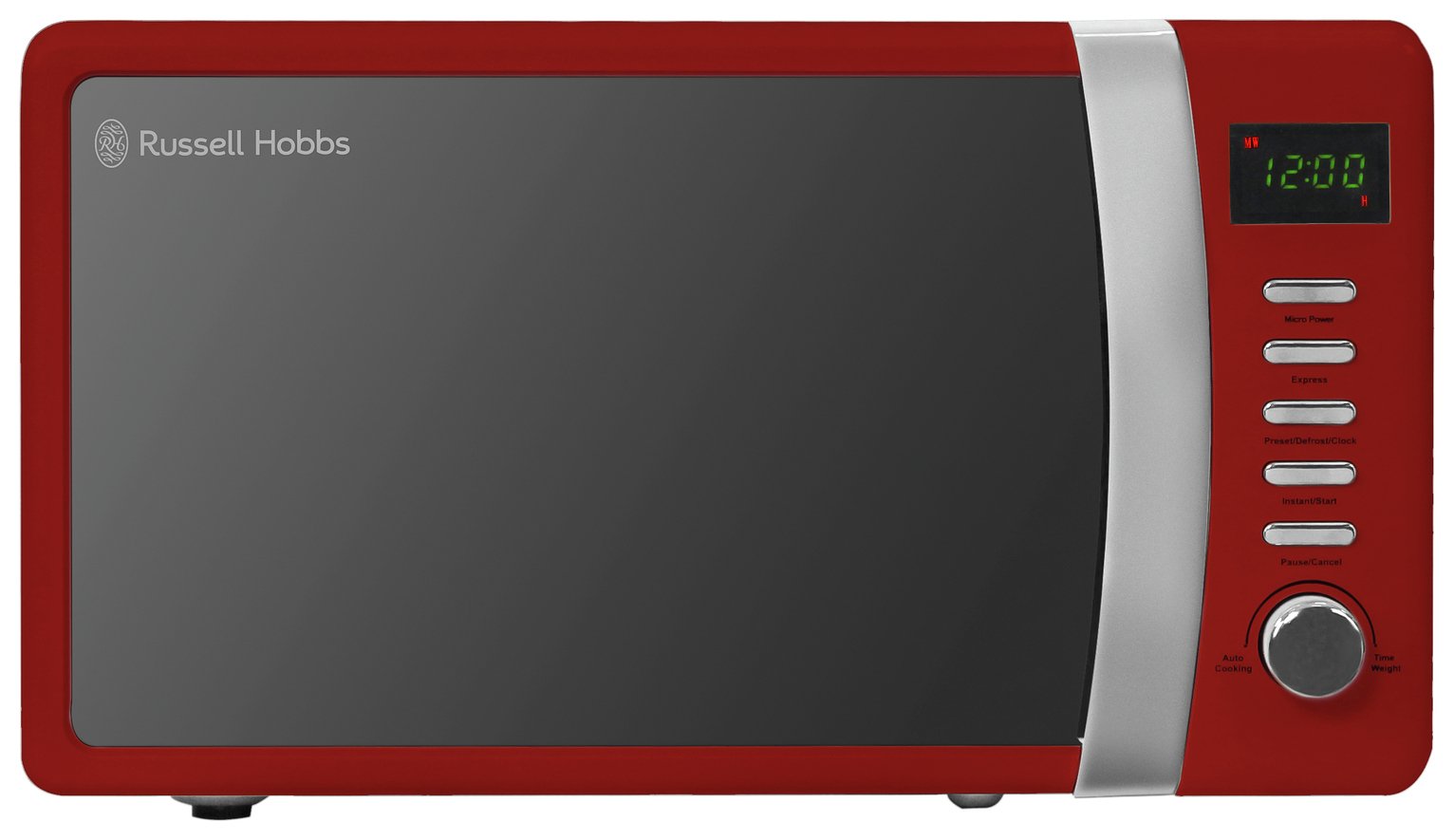 Russell Hobbs 700W Standard Microwave RHMD702R - Red