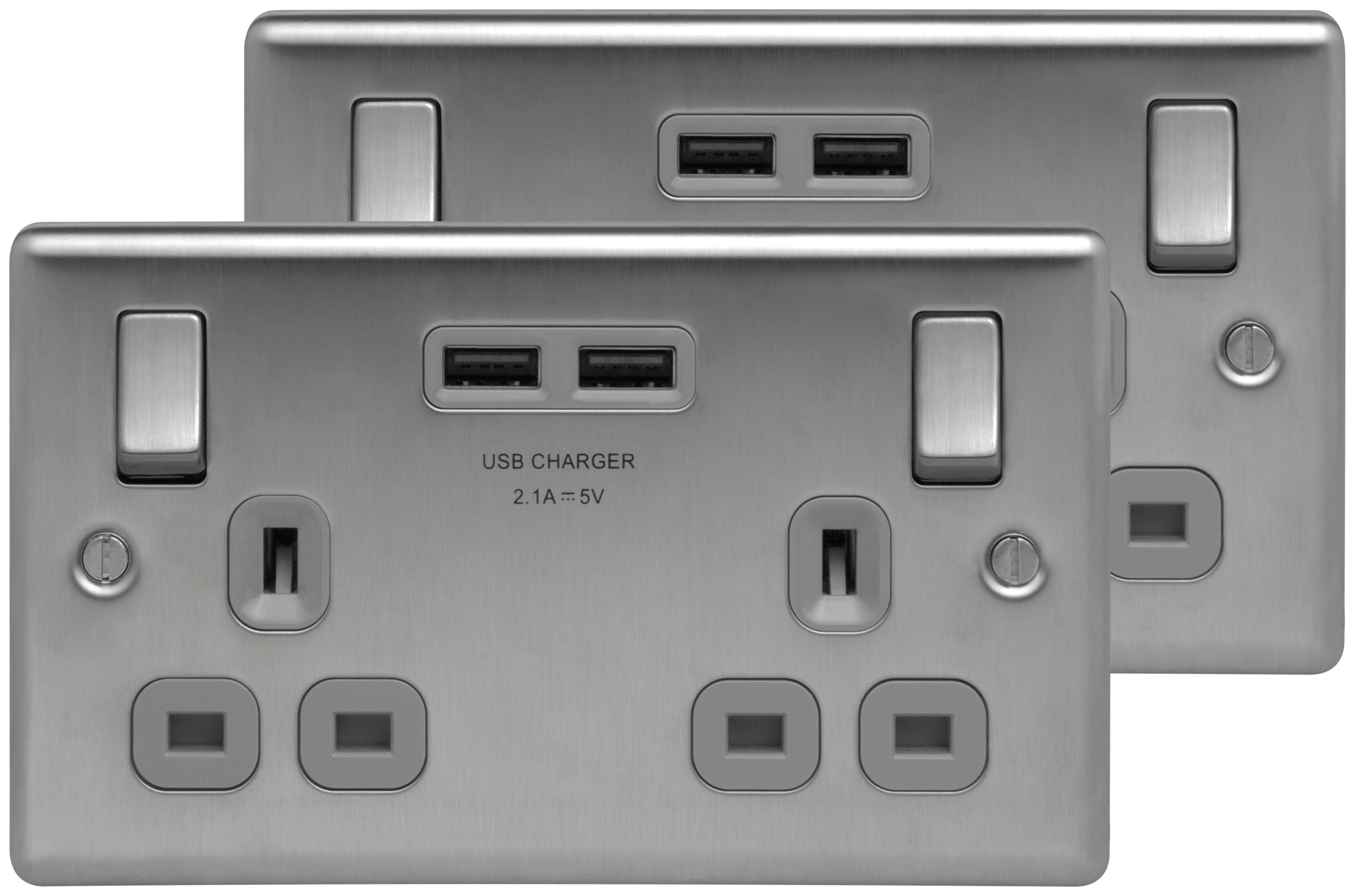 BG Double Socket with 2 USB Ports (2.1A) Twin Pack Review