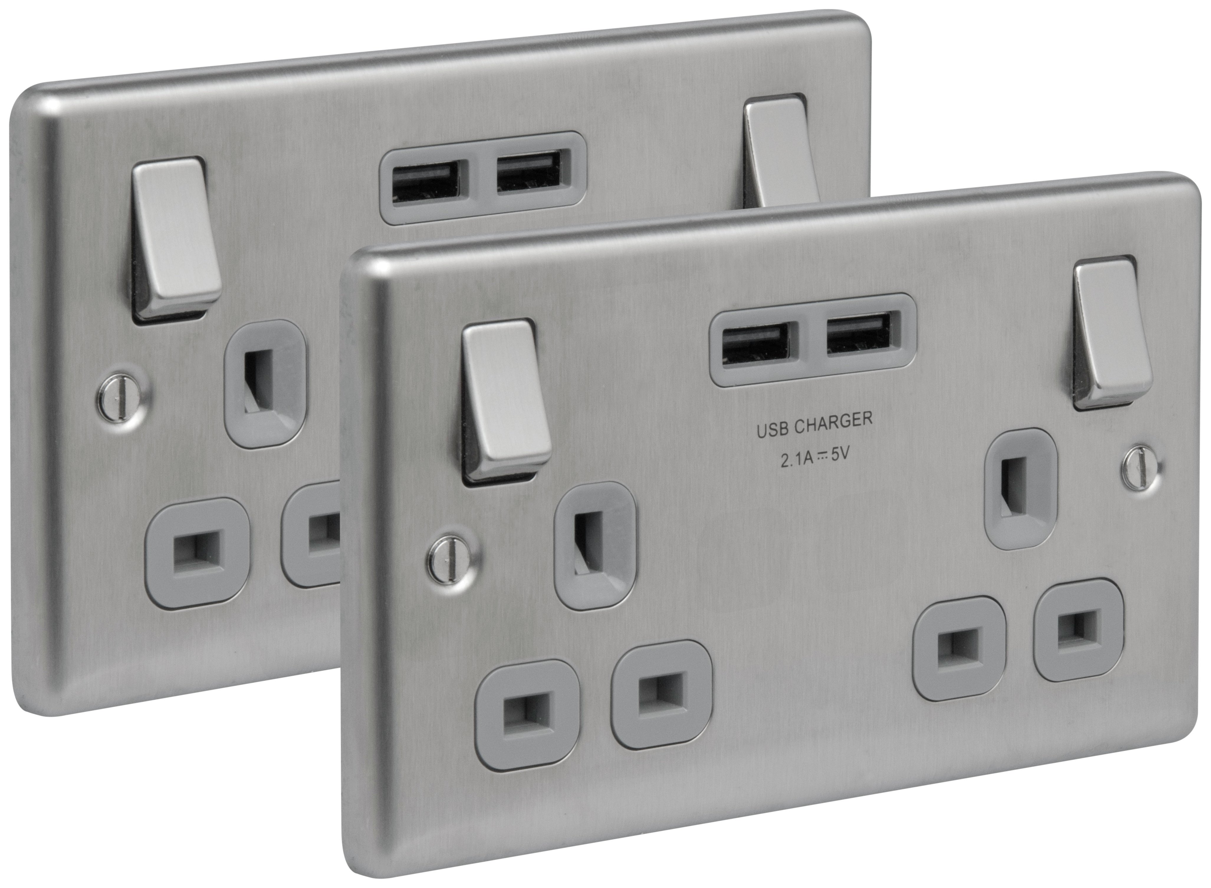 BG Double Socket with 2 USB Ports (2.1A) Twin Pack Review