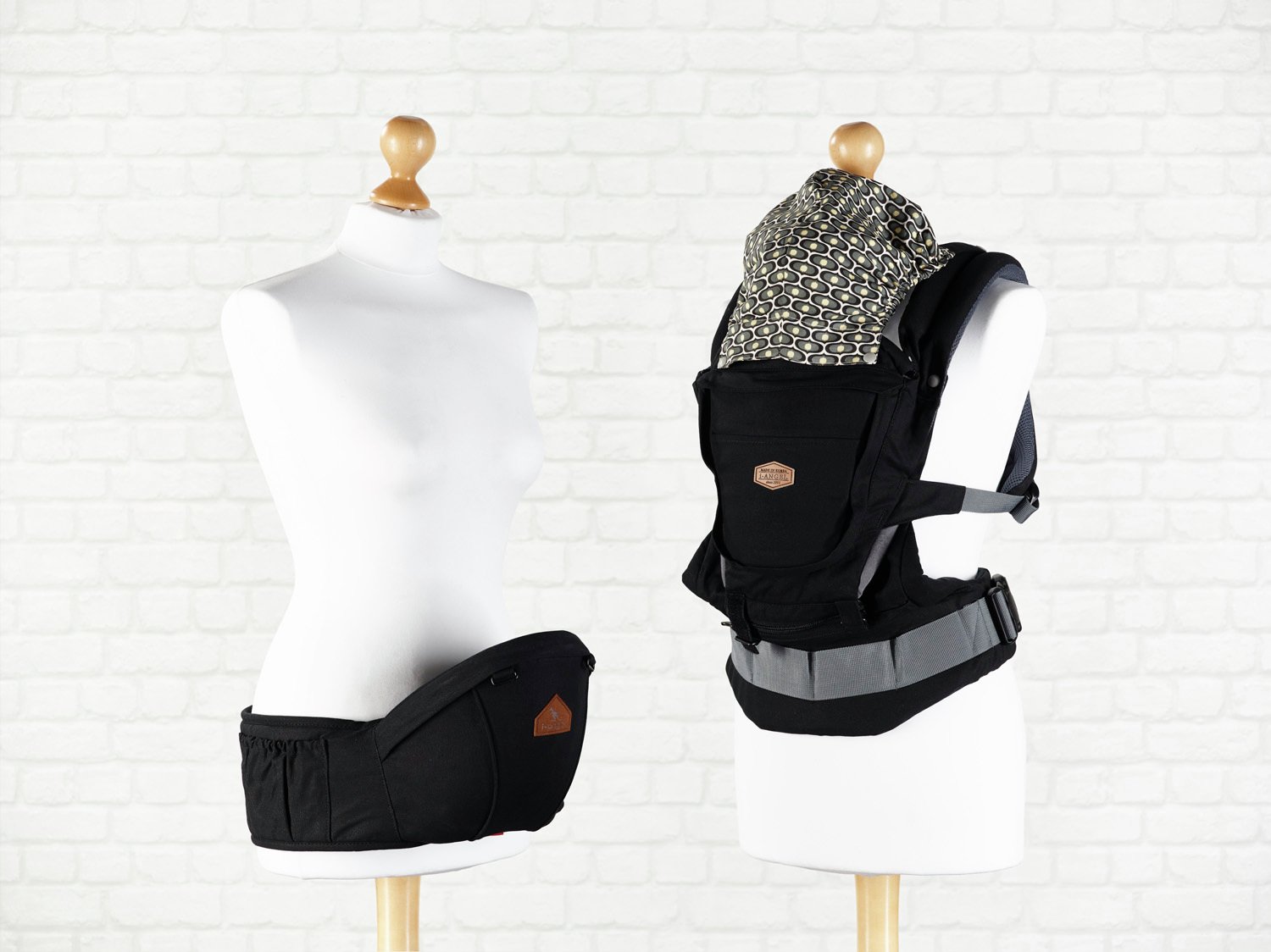 i-angel Rainbow Baby Carrier - Black