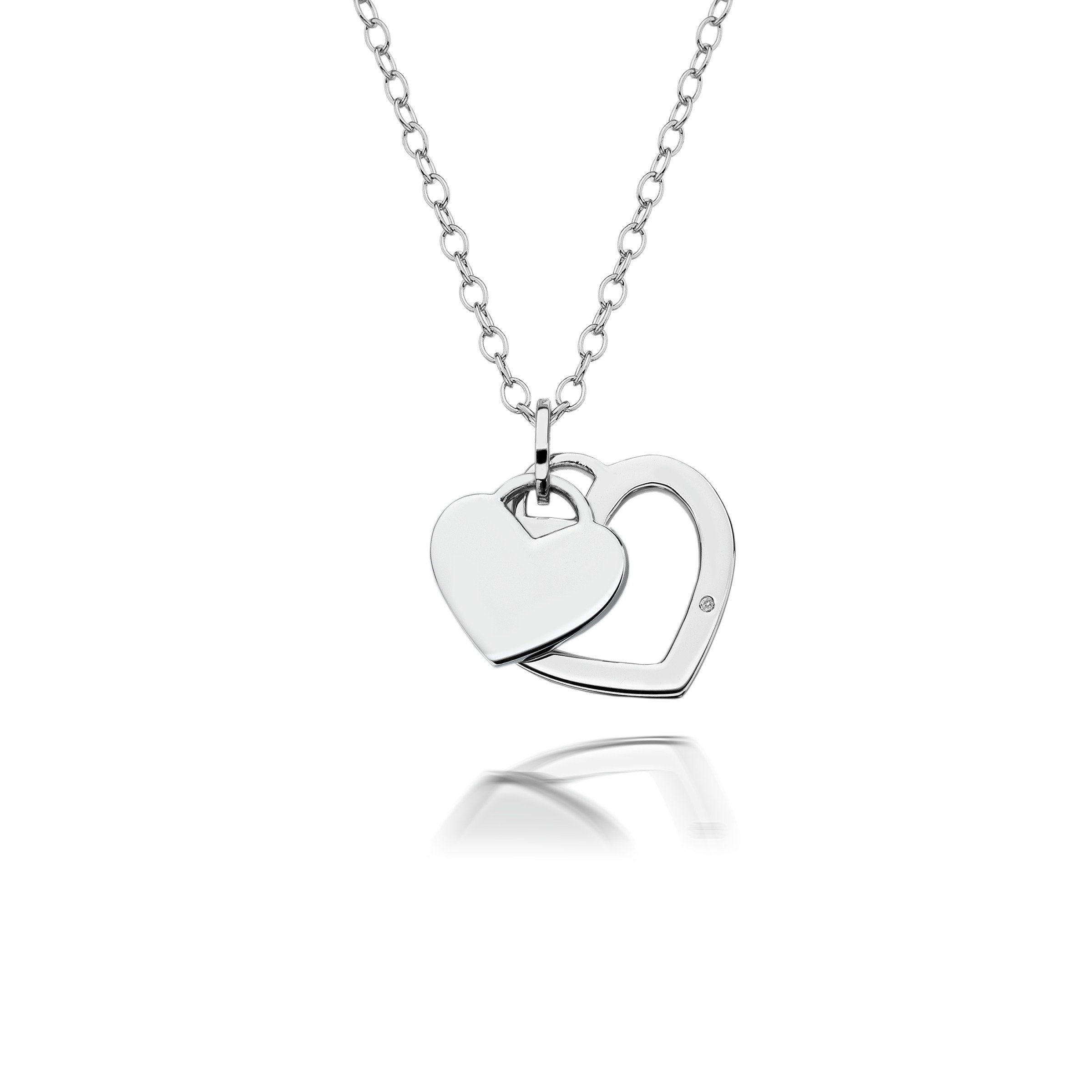 Accents by Hot Diamonds Heart Pendant Necklace
