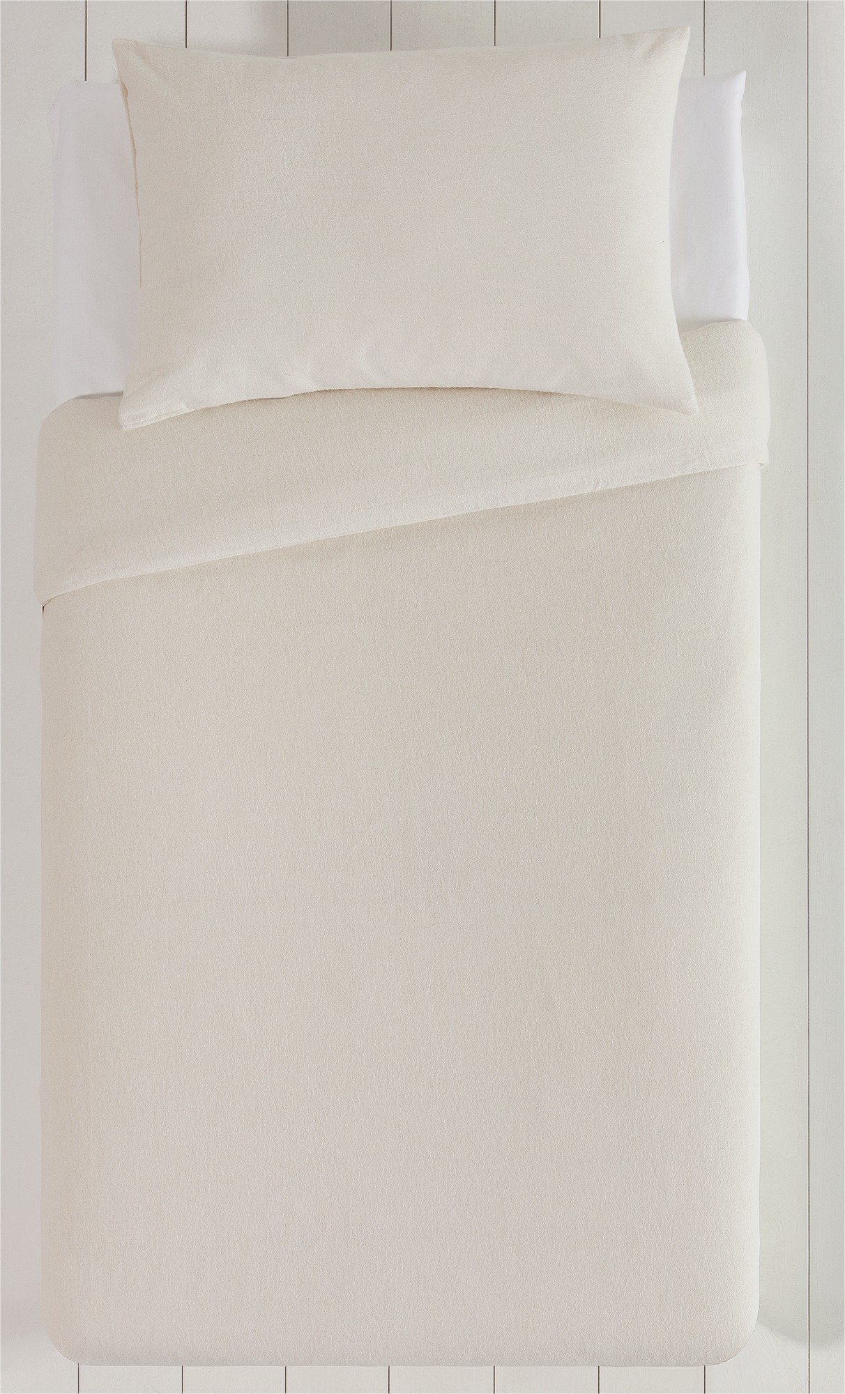 Argos Home Cream Brushed Cotton Bedding Set - Toddler