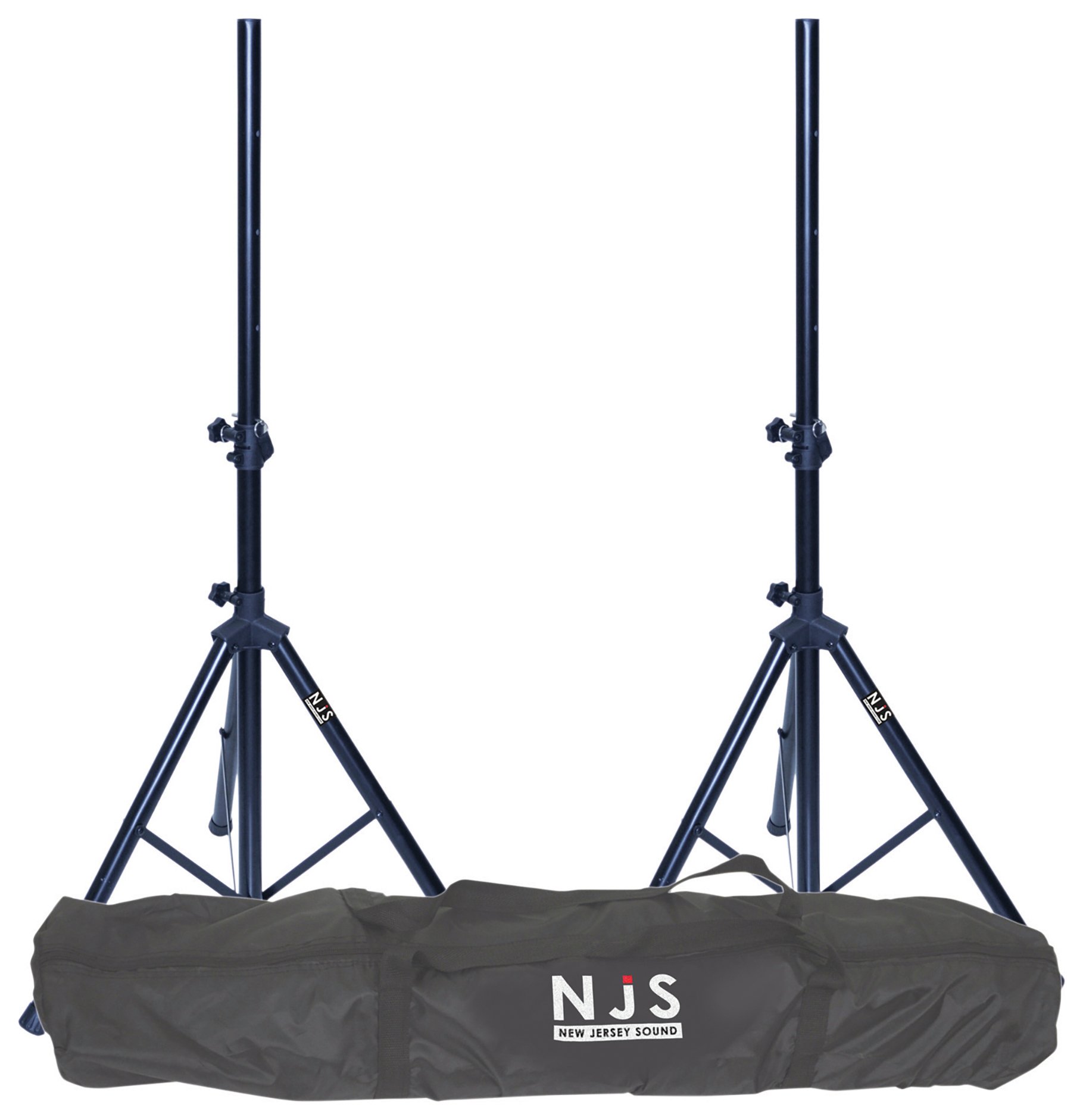 New Jersey Sound 2 Speaker Stands And Carry Bag Kit