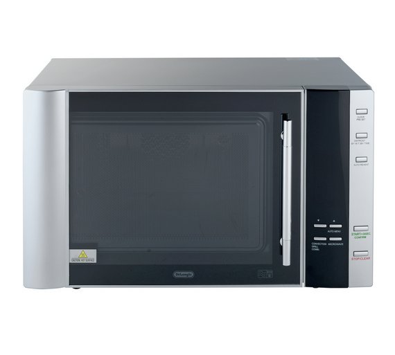 De Longhi 900W Combination ET Microwave AC9 Silver 5487336