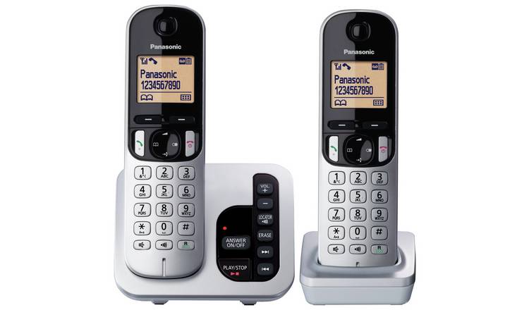 Panasonic Cordless Telephone with Answer Machine - Twin