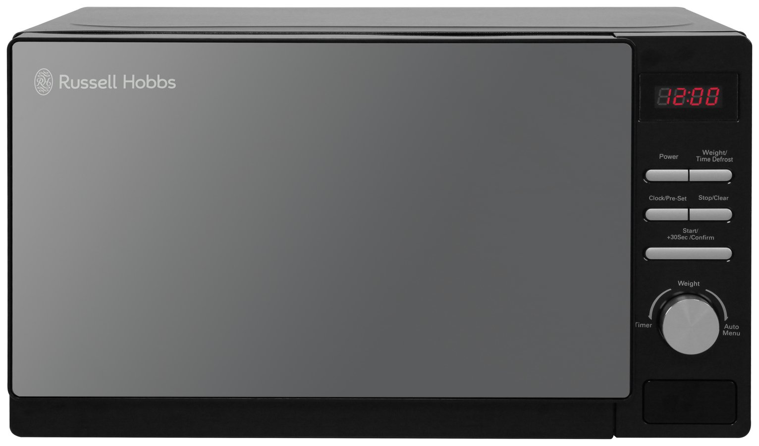 Russell Hobbs 800W Standard Microwave RHM2072 - Black