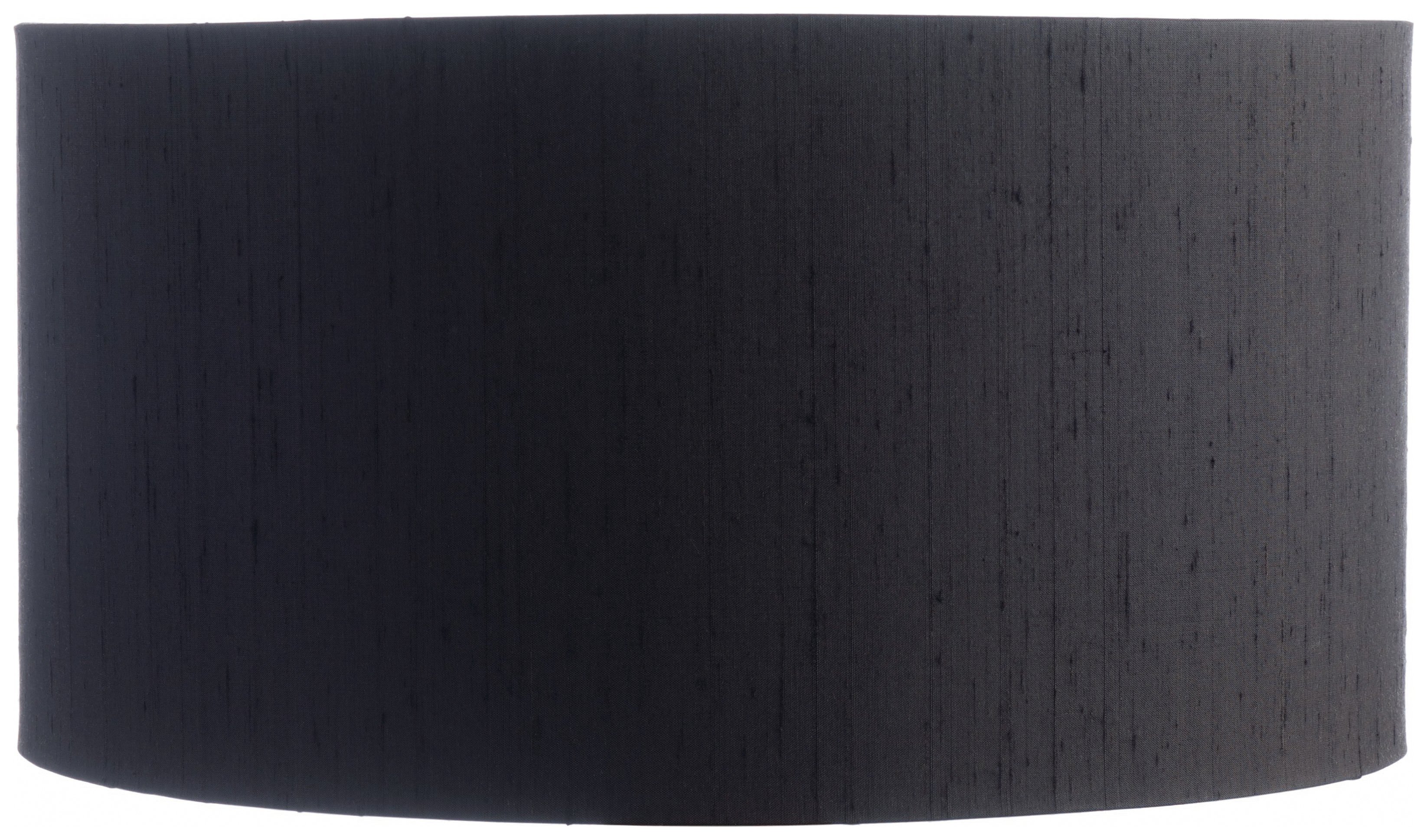 Habitat Silk Drum Lampshade - Black