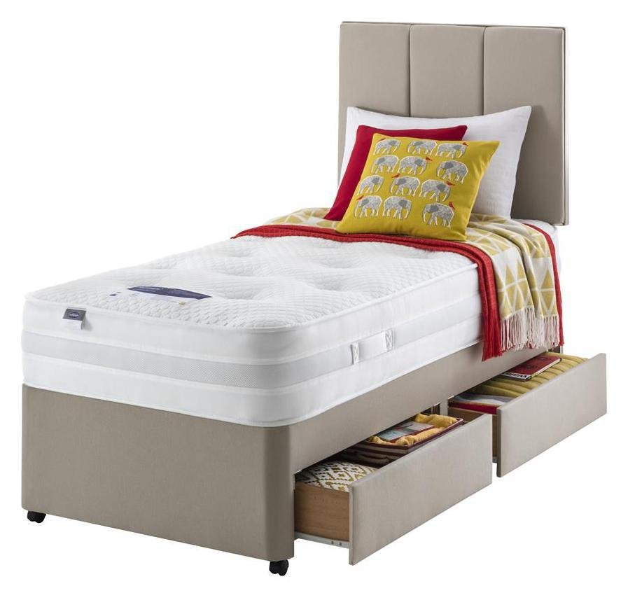 Silentnight Walton 1200 Luxury Single 2 Drw Divan Bed Review