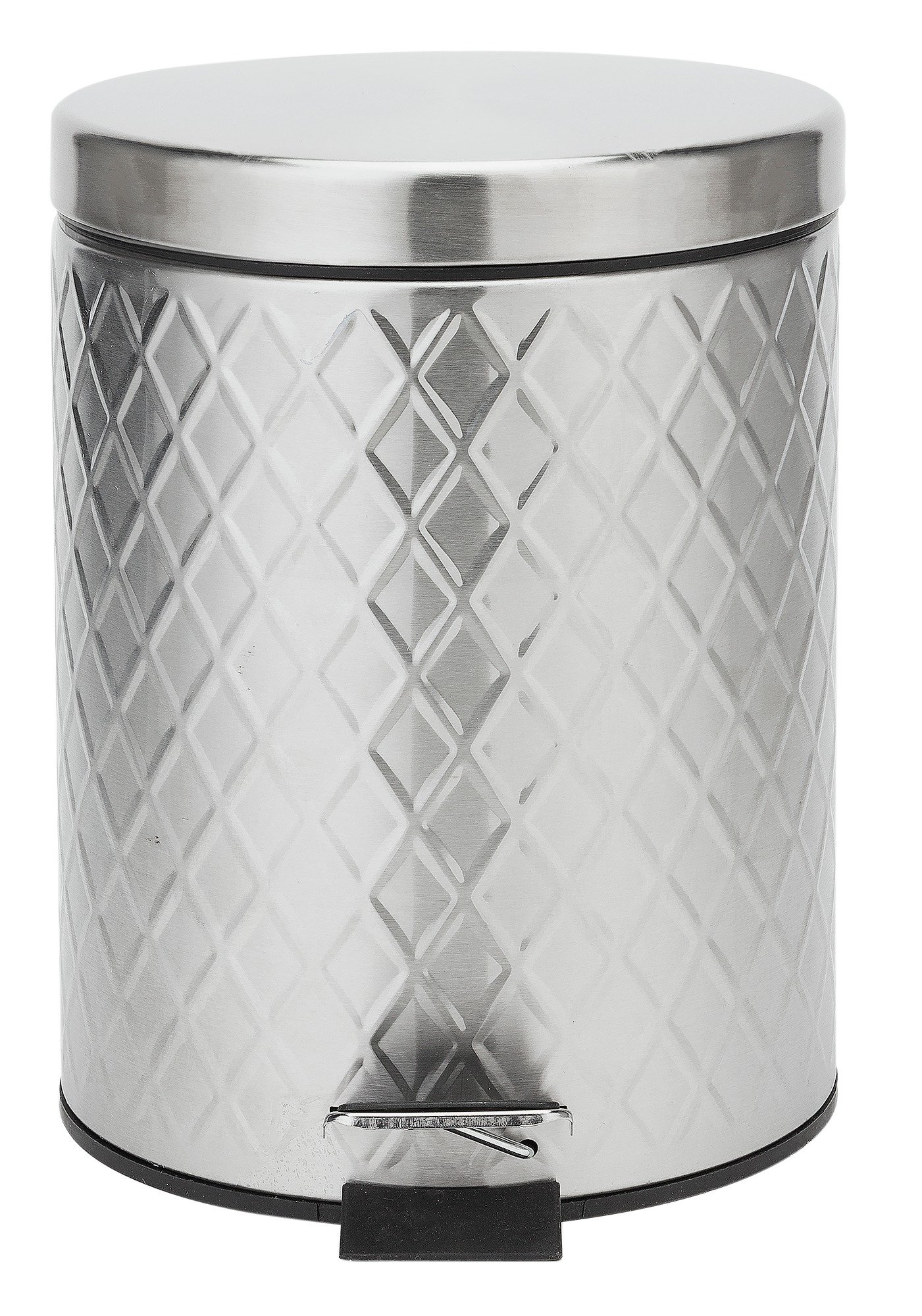 Argos Home 5 Litre Bathroom Pedal Bin - Stainless Steel