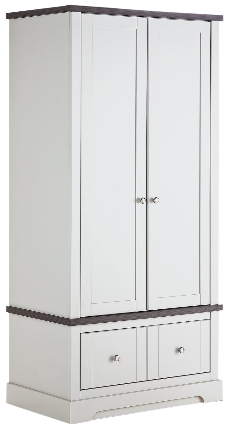 Argos Home Westbury 2 Door 2 Drawer Wardrobe - Grey