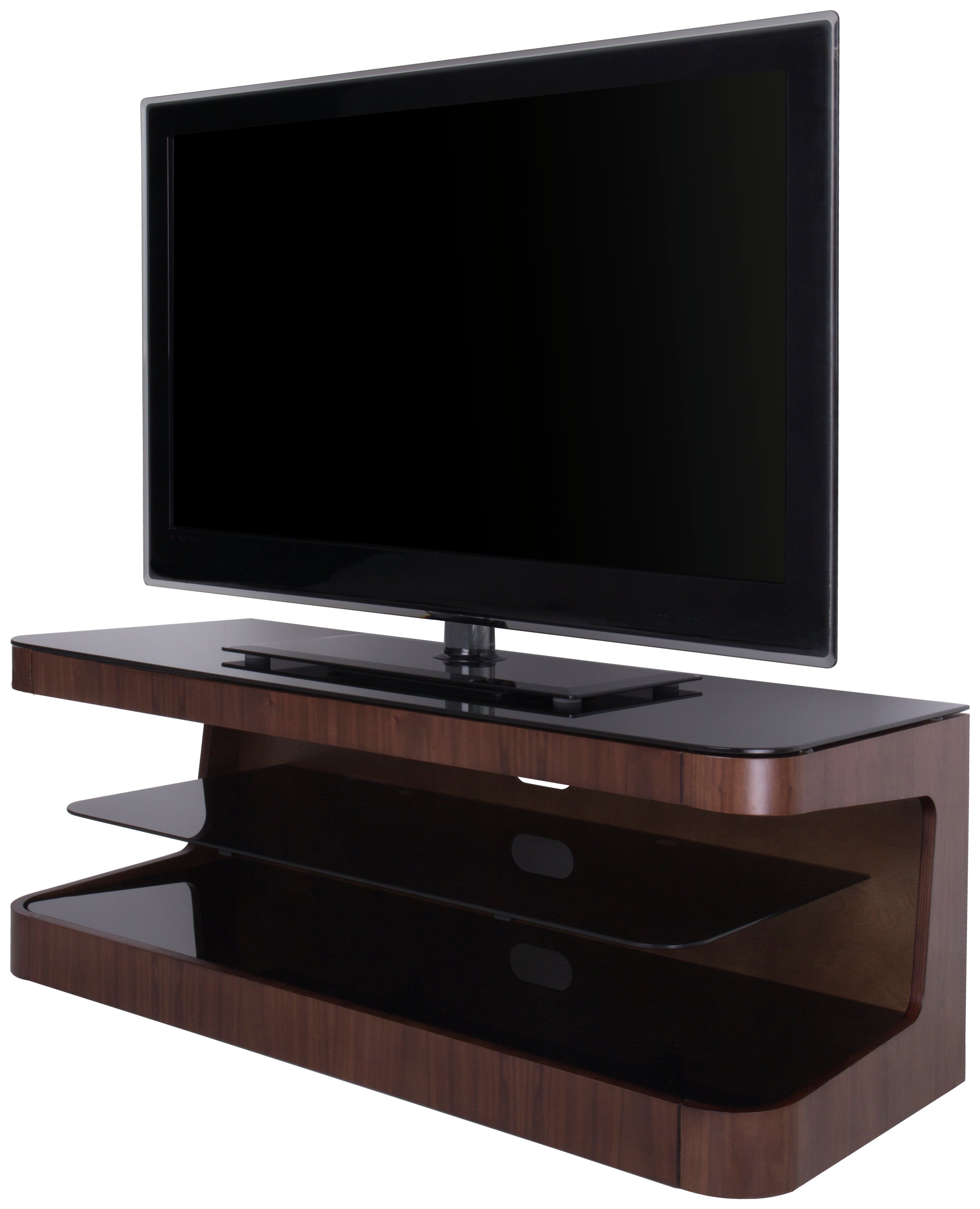 AVF Up to 55 Inch Wood TV Stand - Walnut