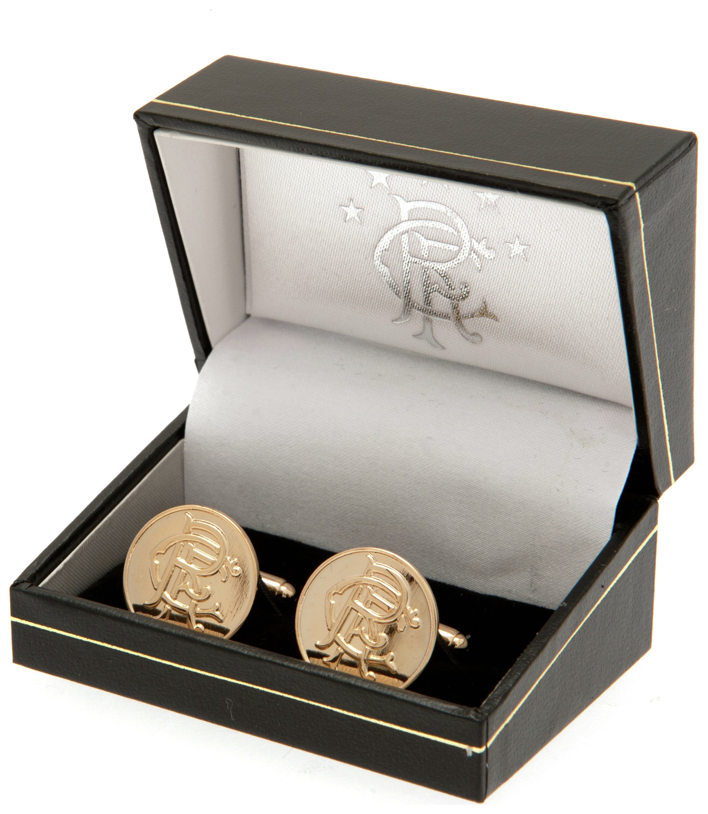 Gold Plated Rangers Cufflinks. Review