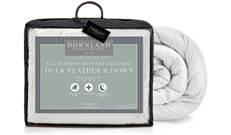 Buy Downland Duck Feather Down All Seasons 15 Tog Duvet
