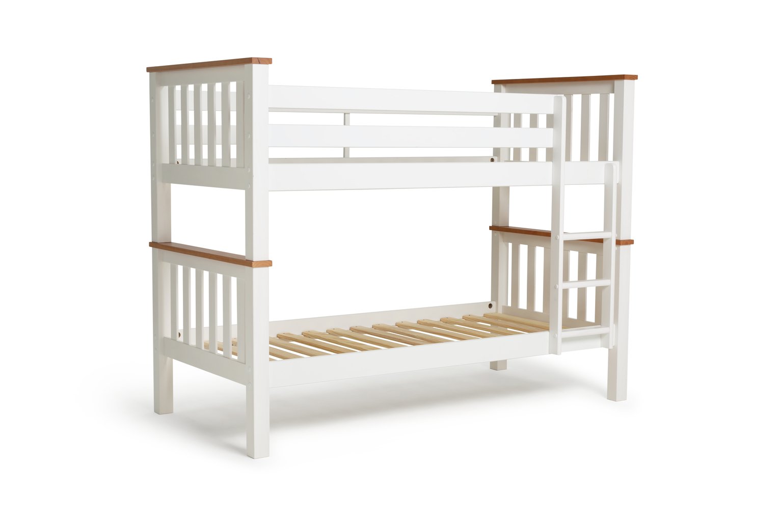Argos Home White & Pine Heavy Duty Bunk Bed & 2 Mattresses Reviews