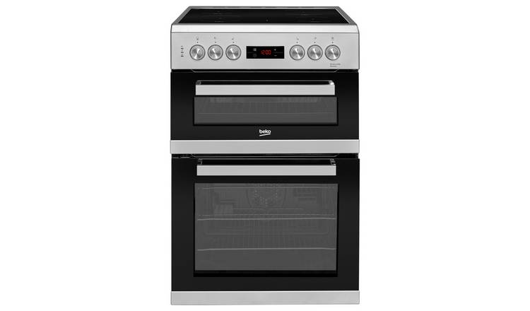 Buy Beko KDC653S 60cm Double Oven Electric Cooker Silver Freestanding cookers Argos