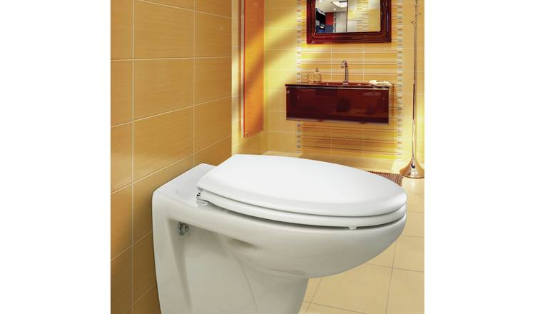 Bemis Upton Toilet Seat with Ultra-Fix - White