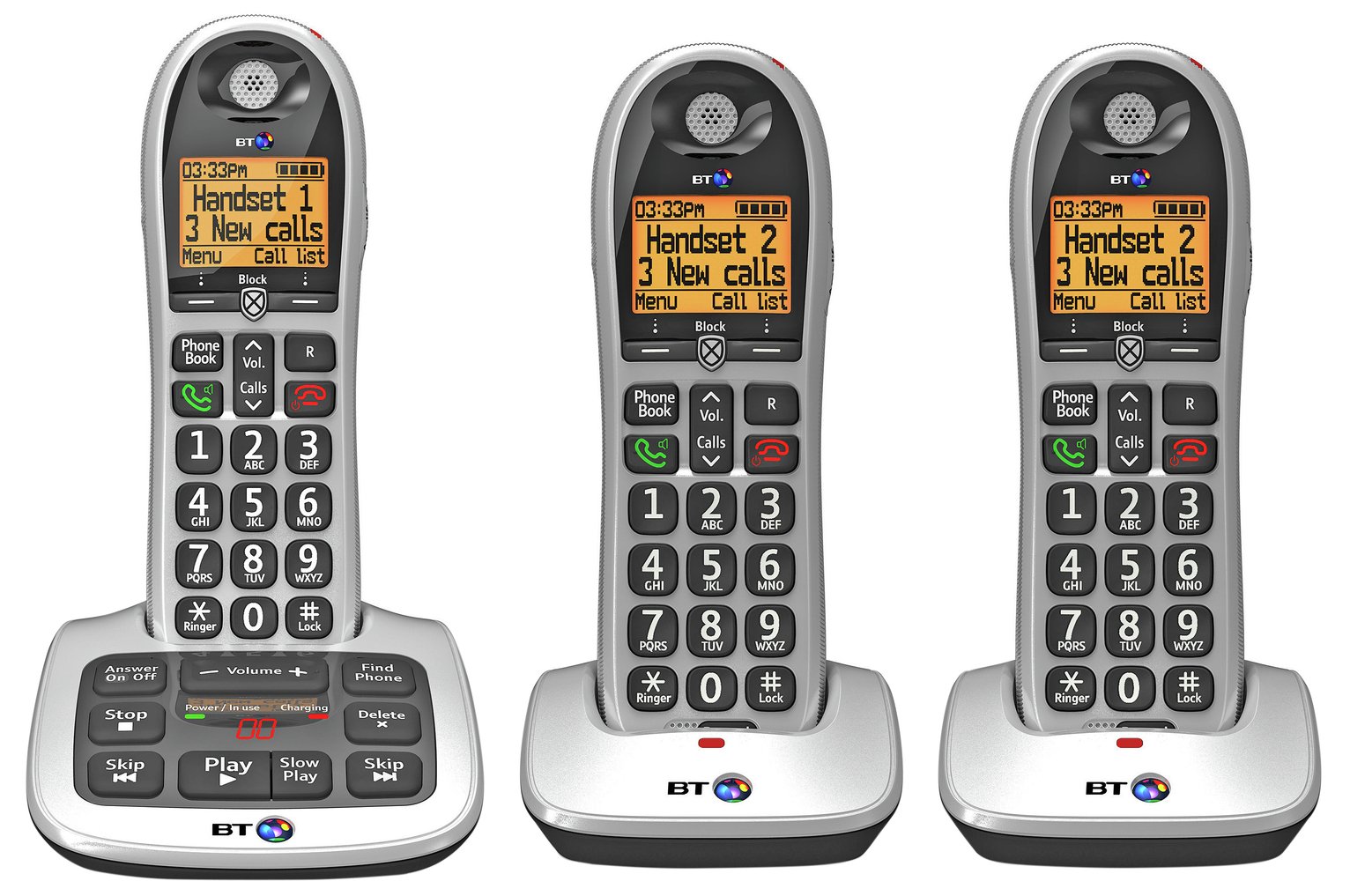 BT Big Button 4600 Telephone with Answer Machine