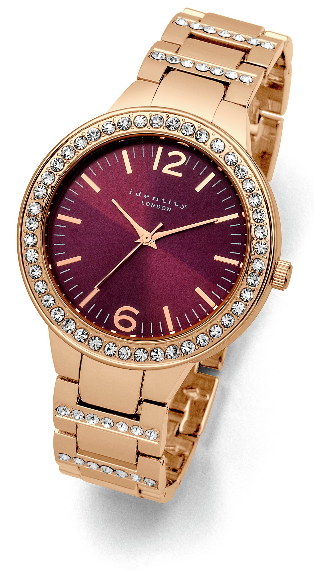 Identity London Ladies Rose Gold Stone Set Bracelet Watch Review