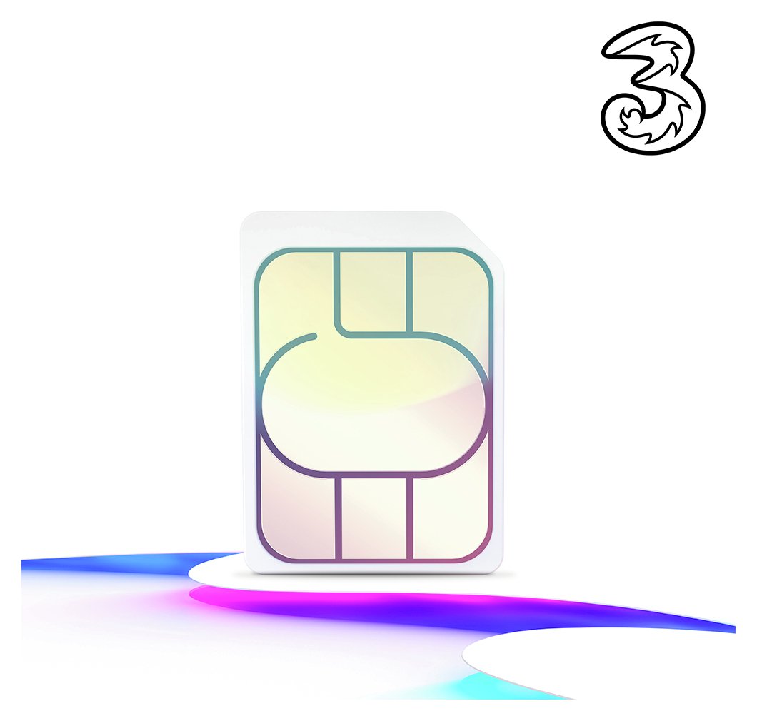 Three Pay As You Go Trio Voice Sim Card. Review