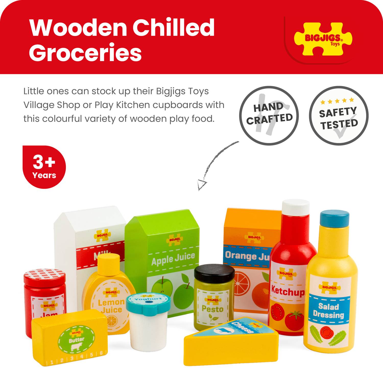 Bigjigs Toys Chilled Groceries - 18 Months + - Image 2