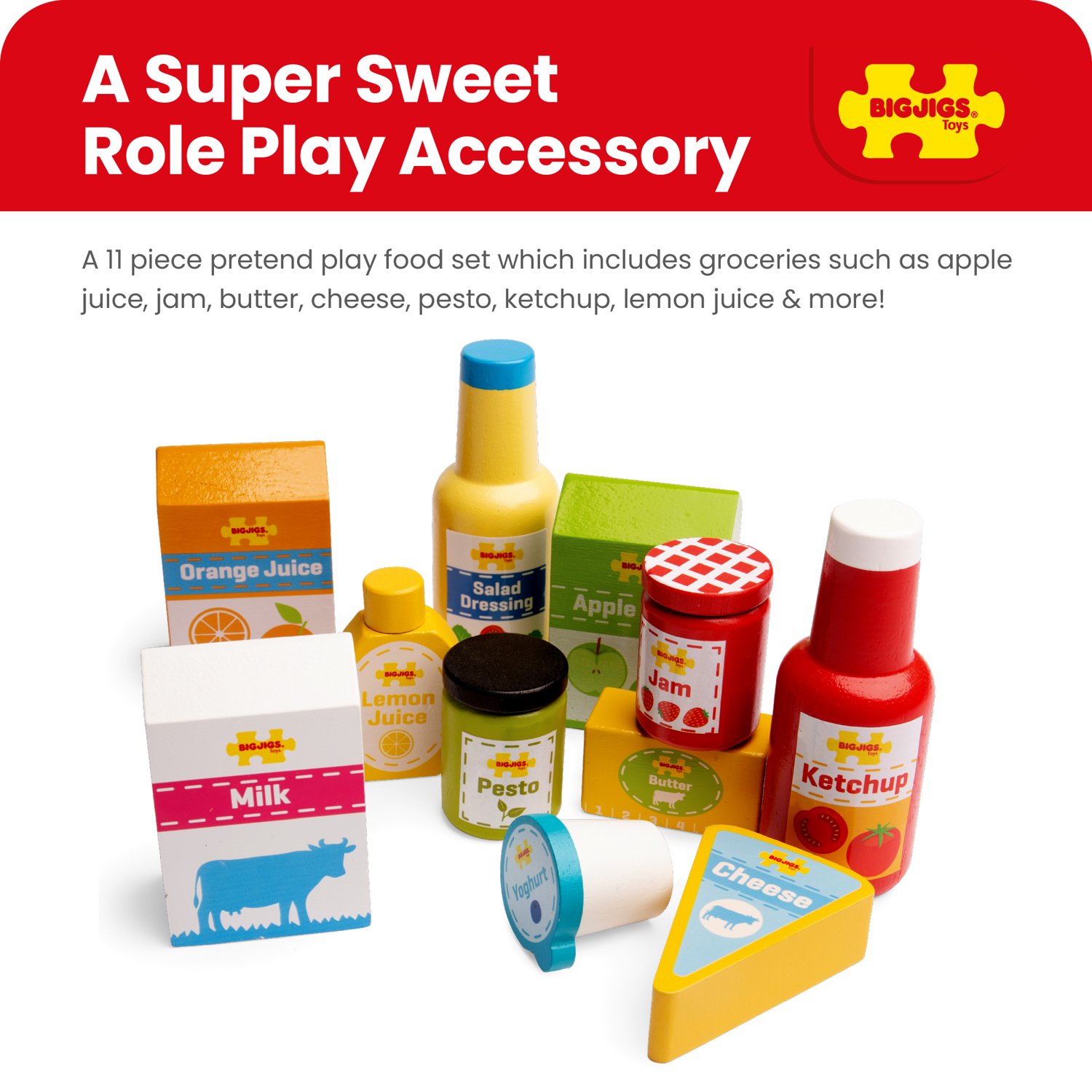 Bigjigs Toys Chilled Groceries - 18 Months + - Image 3