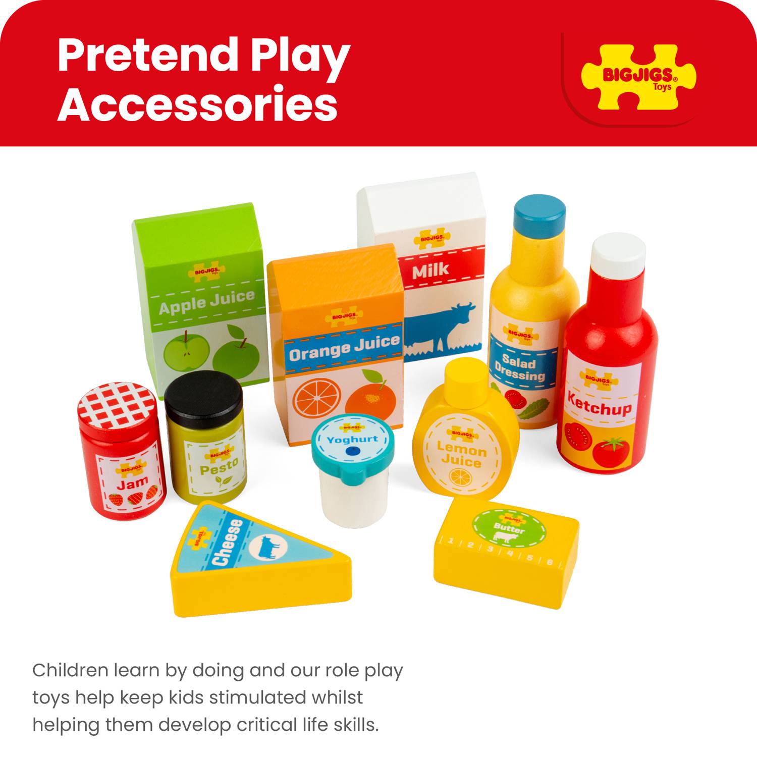Bigjigs Toys Chilled Groceries - 18 Months + - Image 5