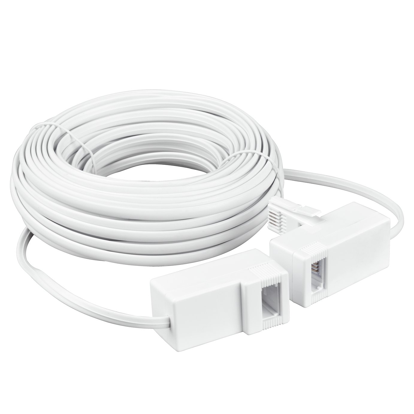Masterplug 15 Metre Compact, Clear Telephone Extension Kit Review