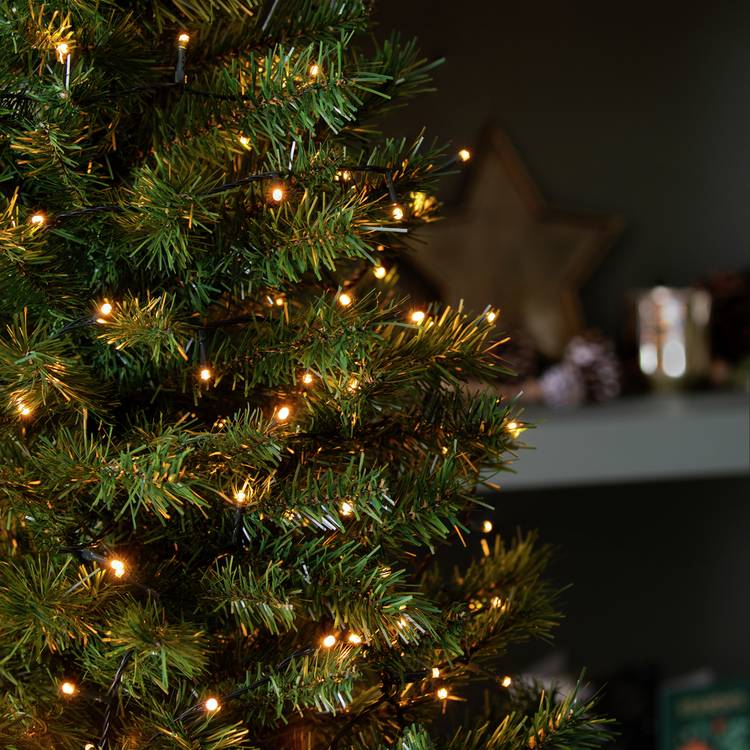 Habitat 240 Gold Multifunction LED Christmas Tree Lights 0