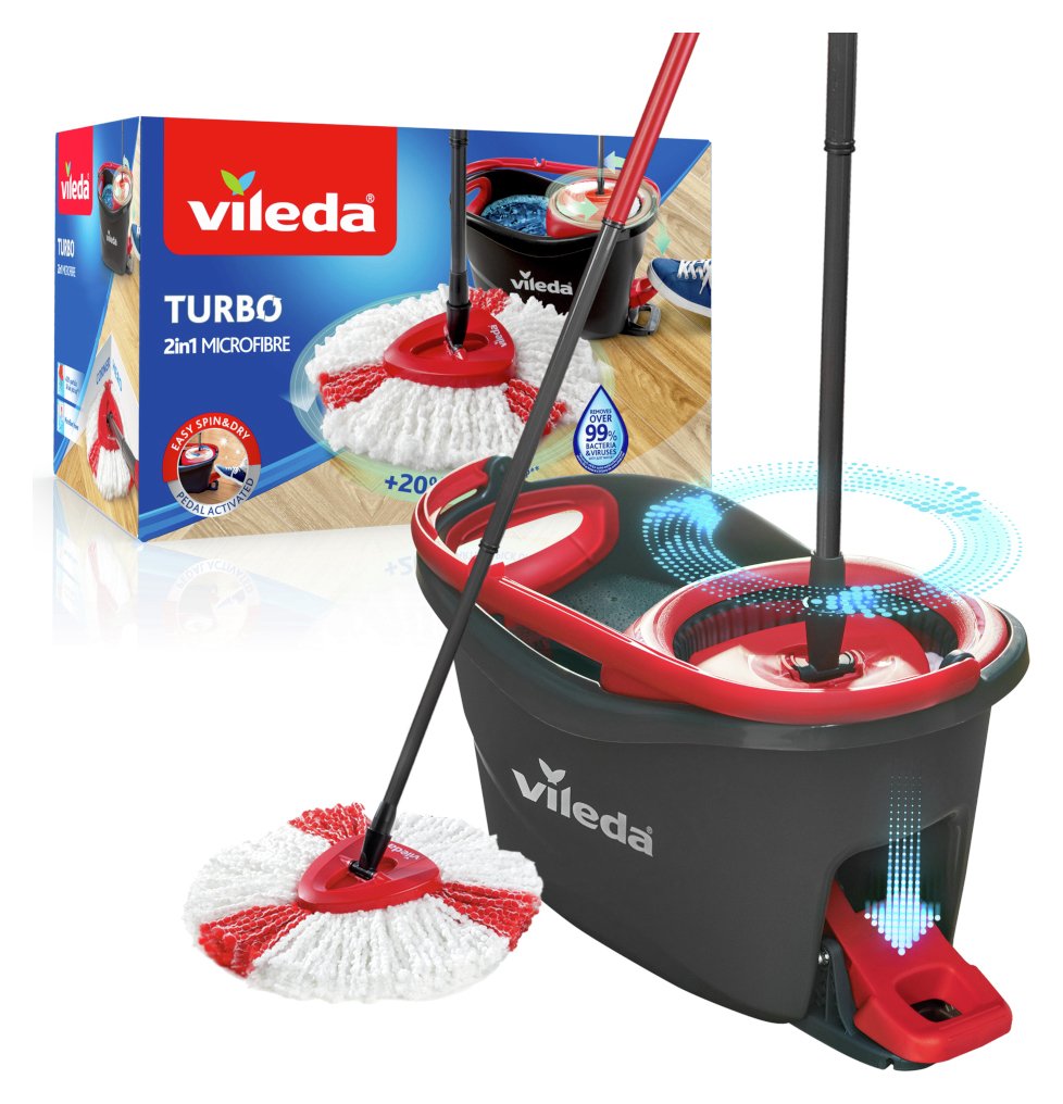 Vileda Easy Wring and Clean Turbo Mop and Bucket Set Review