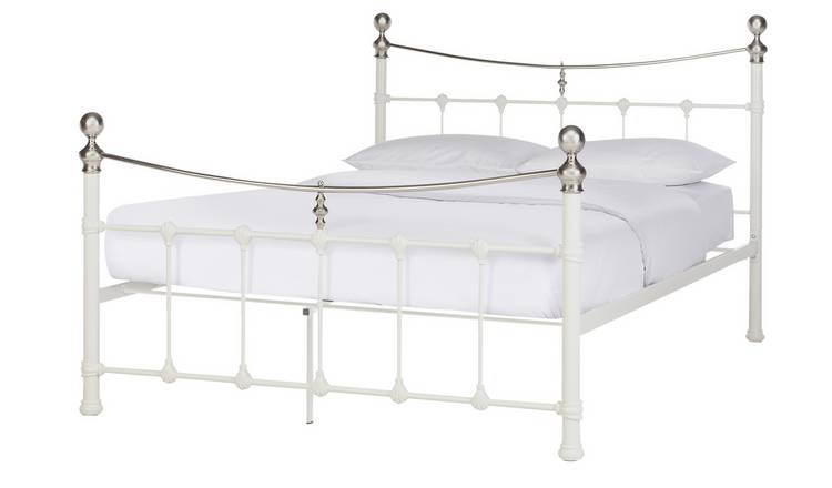 Buy Argos Home Jayna Kingsize Metal Bed Frame White Bed Frames Argos