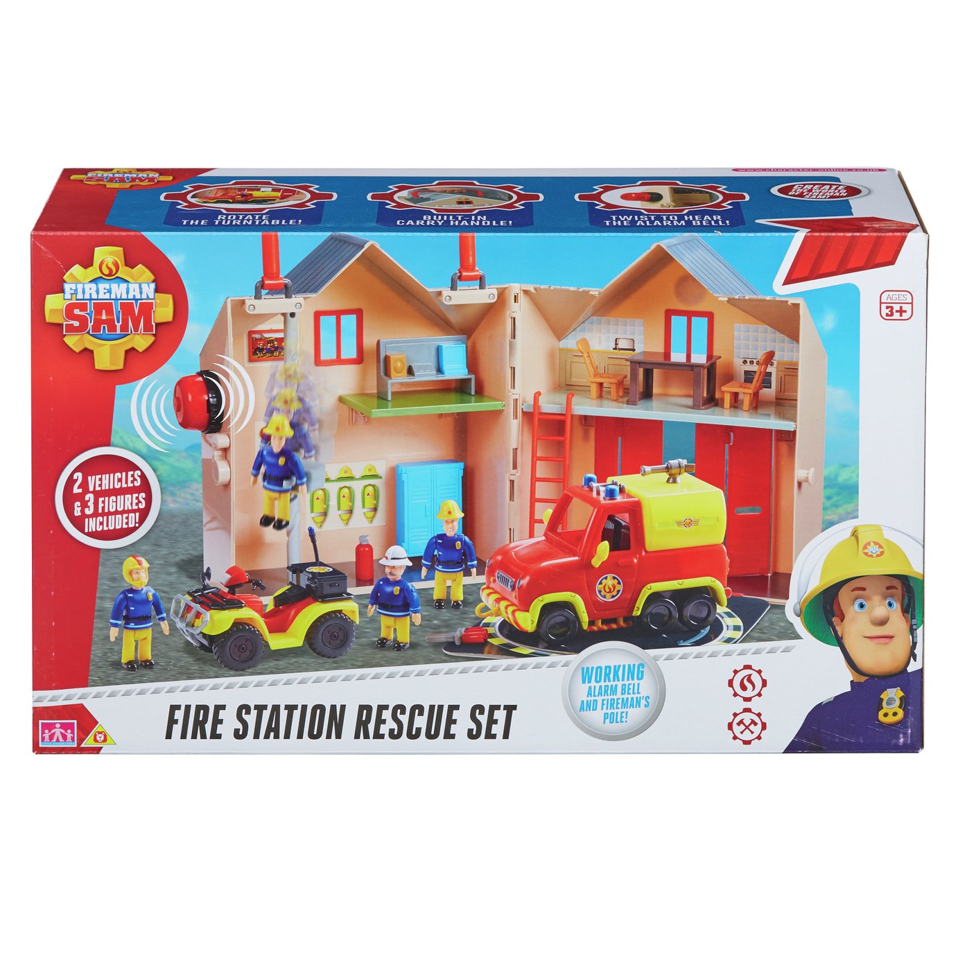 fireman sam fire station rescue set