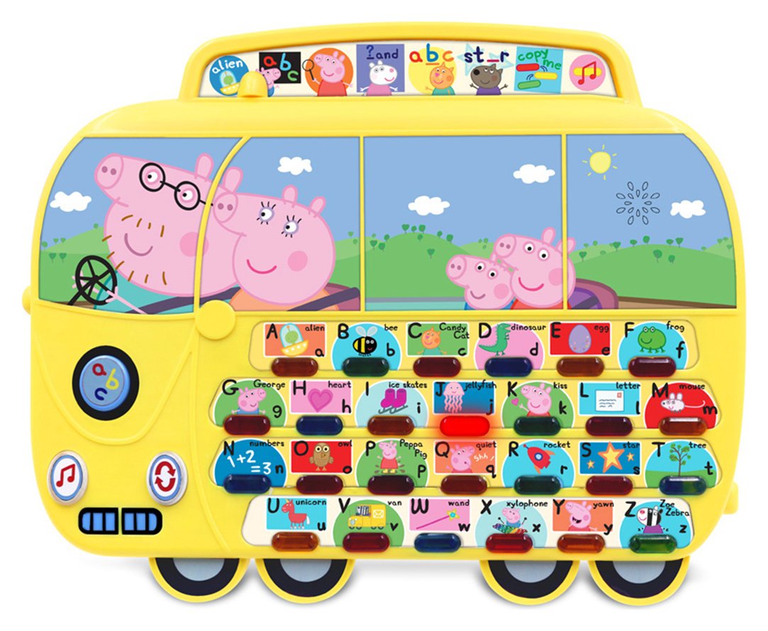 Peppa Pig Campervan Alphaphonic Board Peppa Pig Campervan Alphaphonic Board