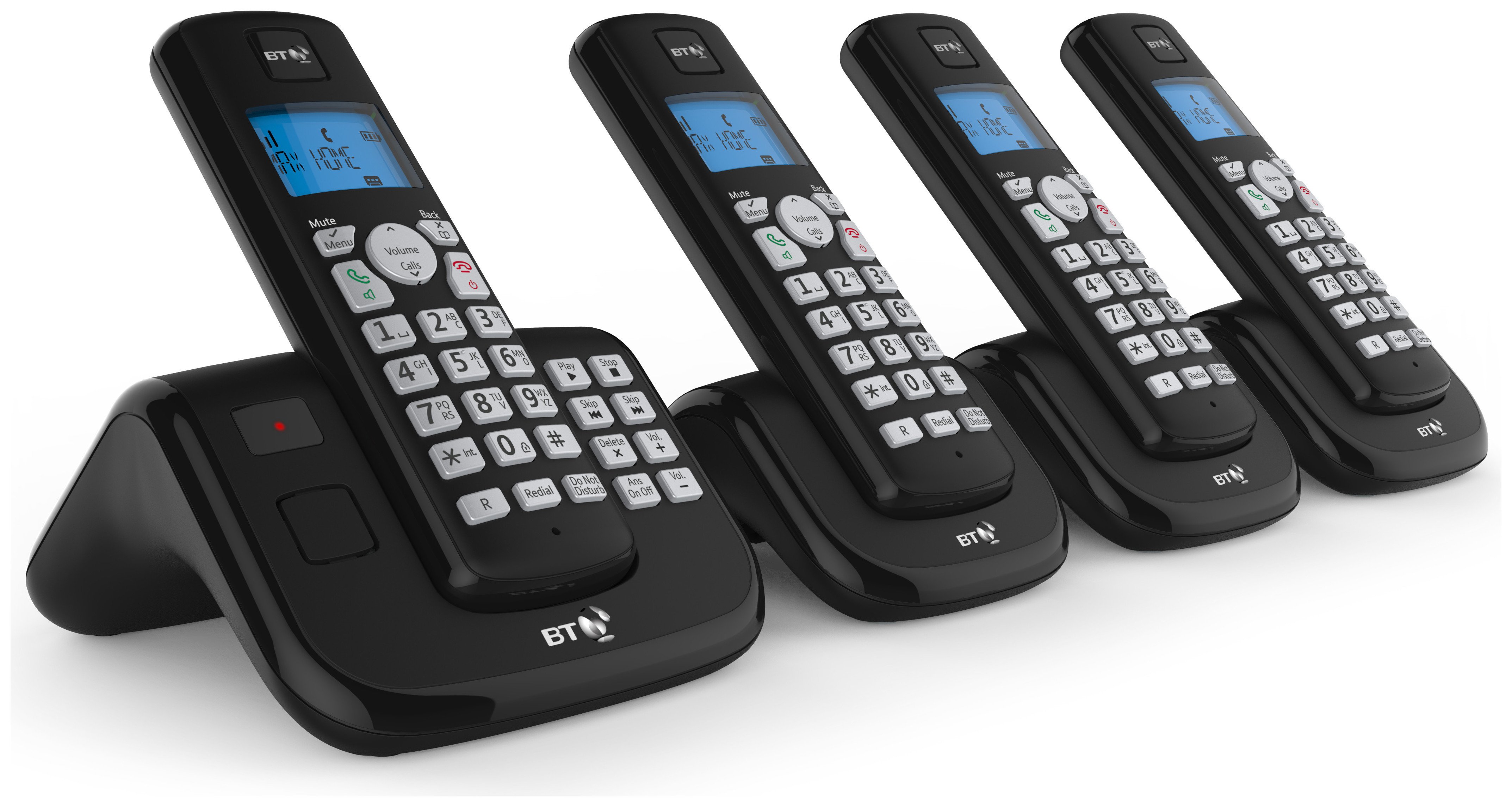 BT 3560 Cordless Telephone with Answer Machine - Quad