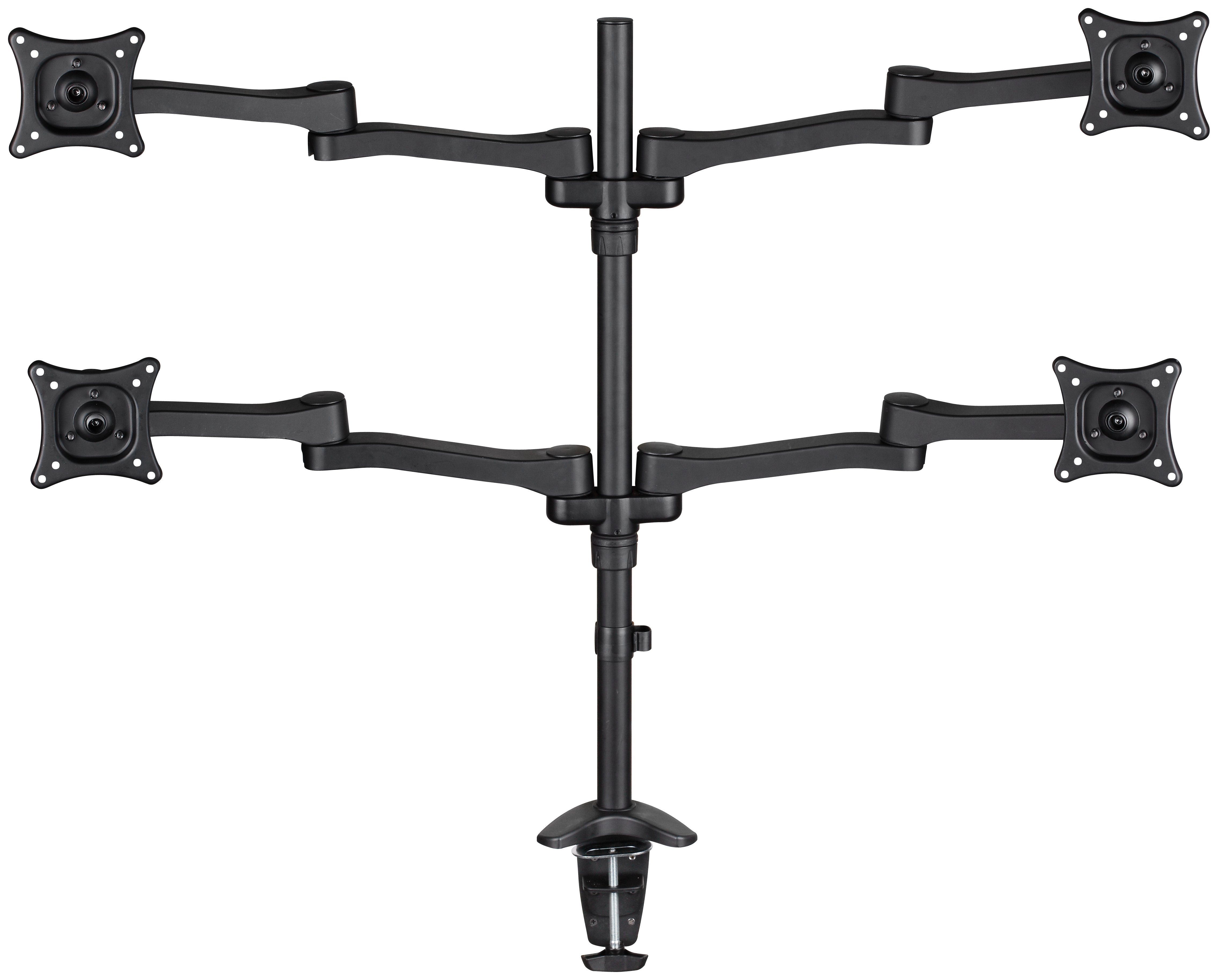 AVF Quad Head Multi Position Desk Mount