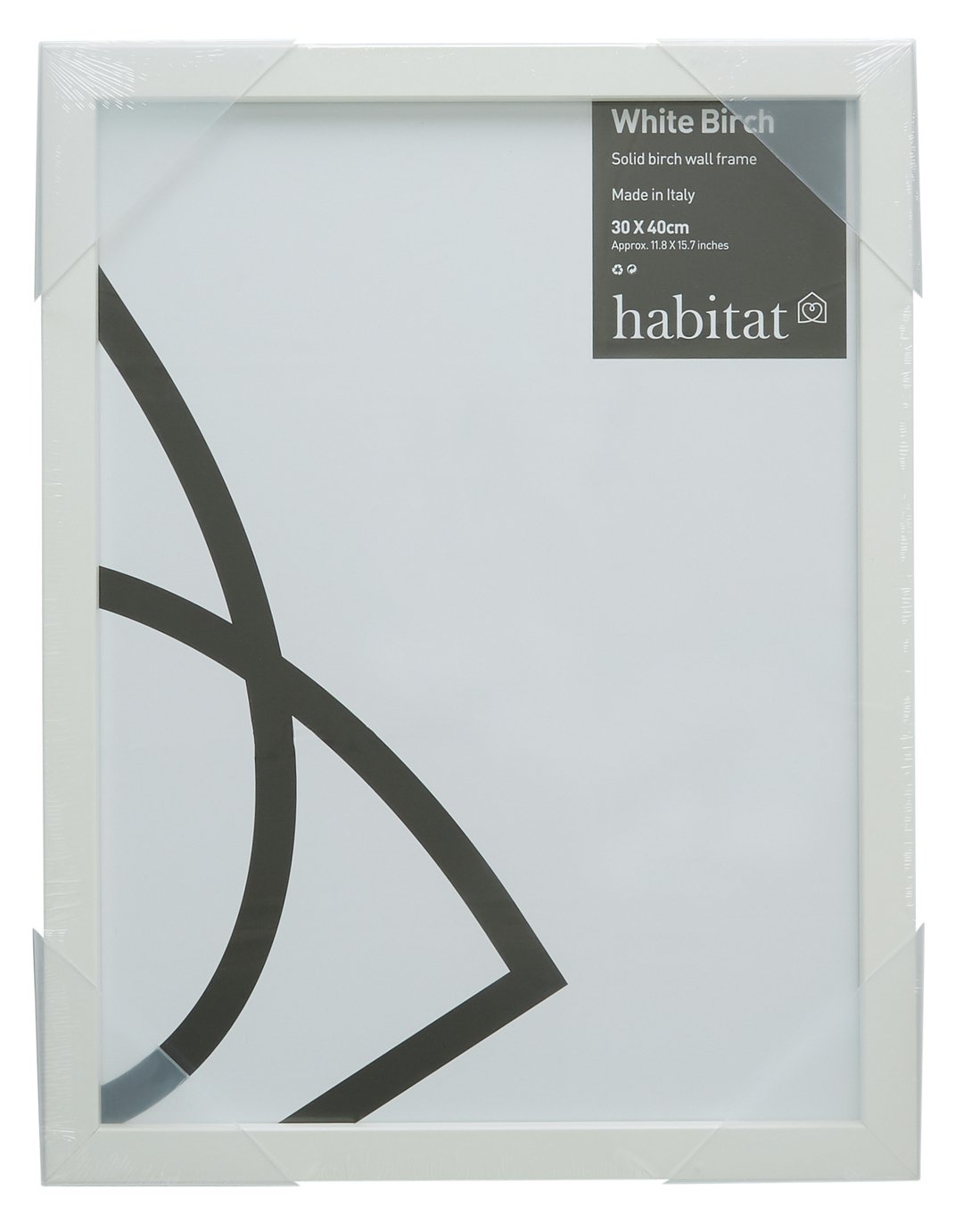 Habitat 30x40cm Wall Frame - White Birch.