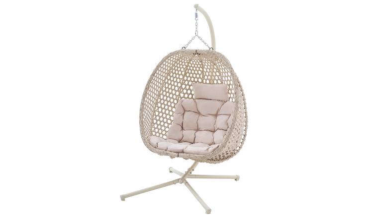 Furniture Online Como Rattan Egg Chair - Beige