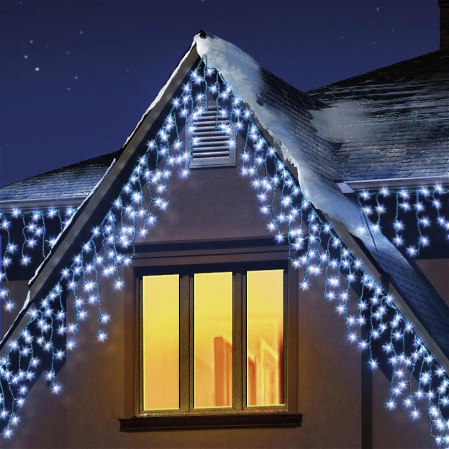 Argos 480 LED Snowing Icicle Christmas Lights Reviews
