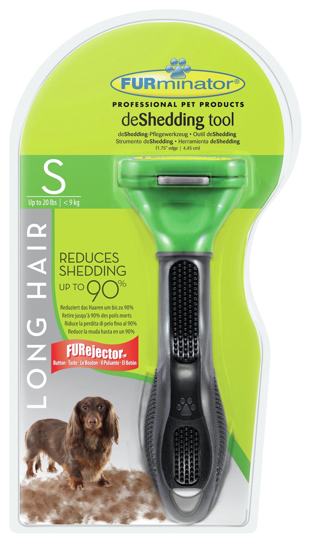 FURminator DeShedding Tool for Small Dogs with Long Hair