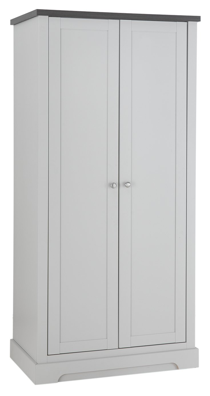 Argos Home Westbury 2 Door Wardrobe - Grey