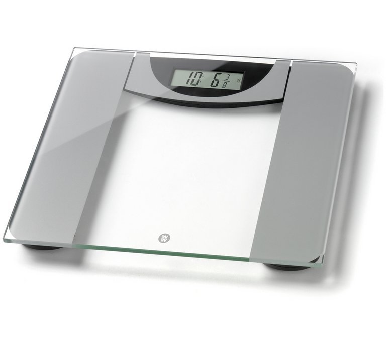 WeightWatchers Ultra Slim Glass Precision Bathroom Scale