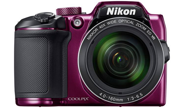 Nikon B500 16MP 40x Zoom Bridge Camera - Plum