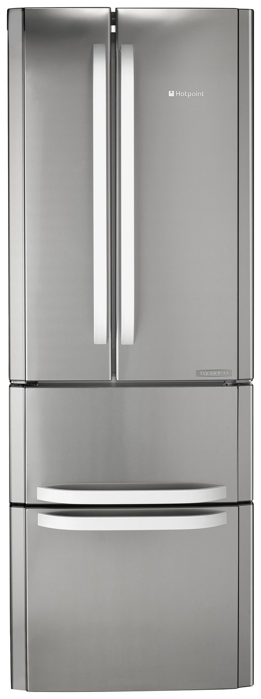 Hotpoint FFU4DX American Fridge Freezer - Stainless Steel