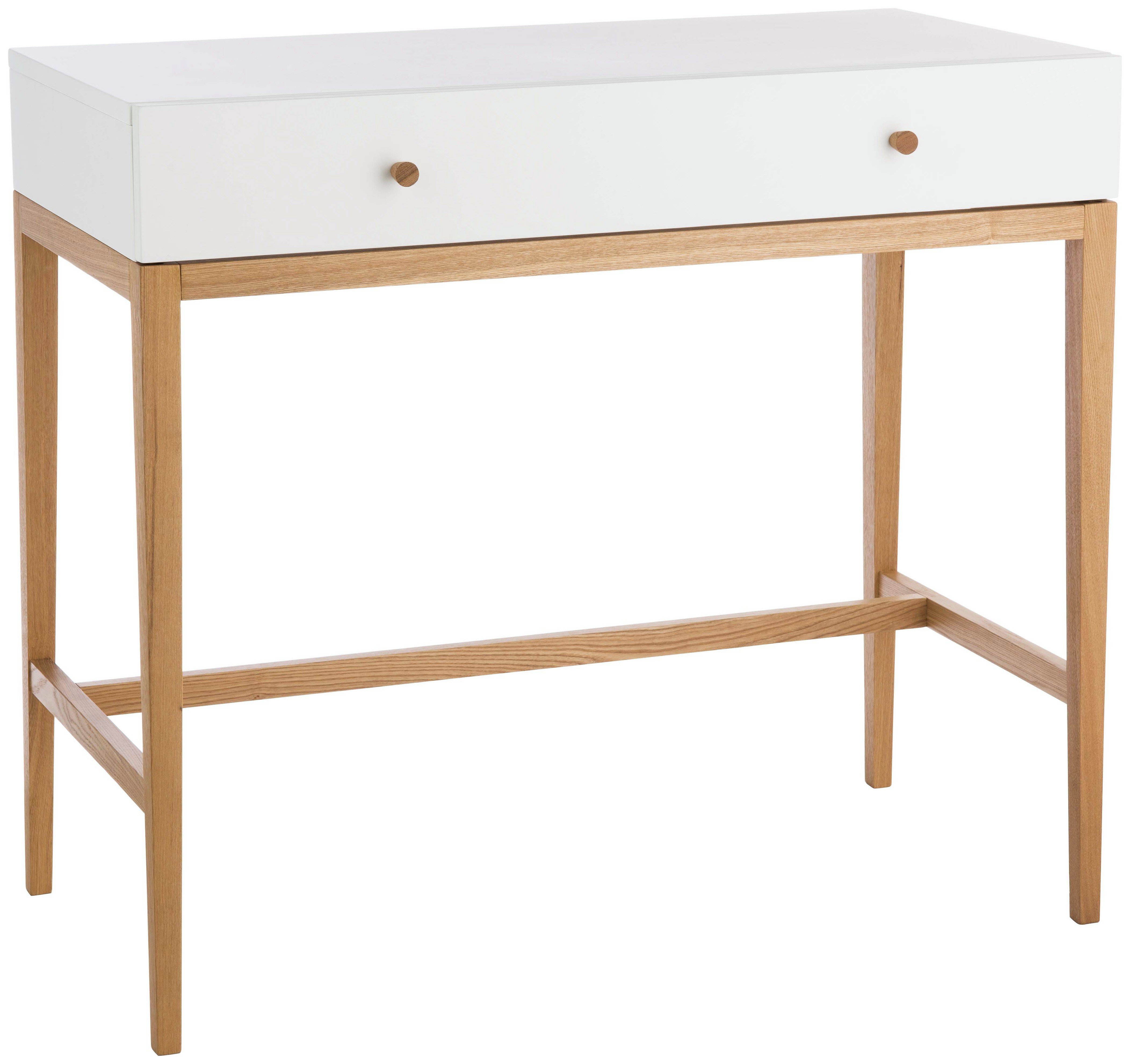 Habitat Tatsuma 1 Drawer Dressing Table - Ash & White