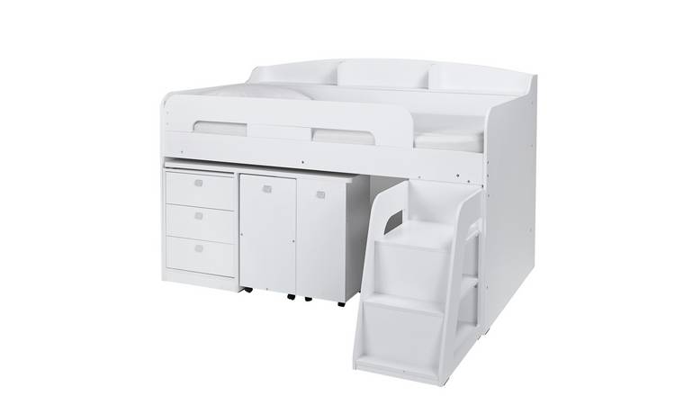 White mid deals sleeper with storage