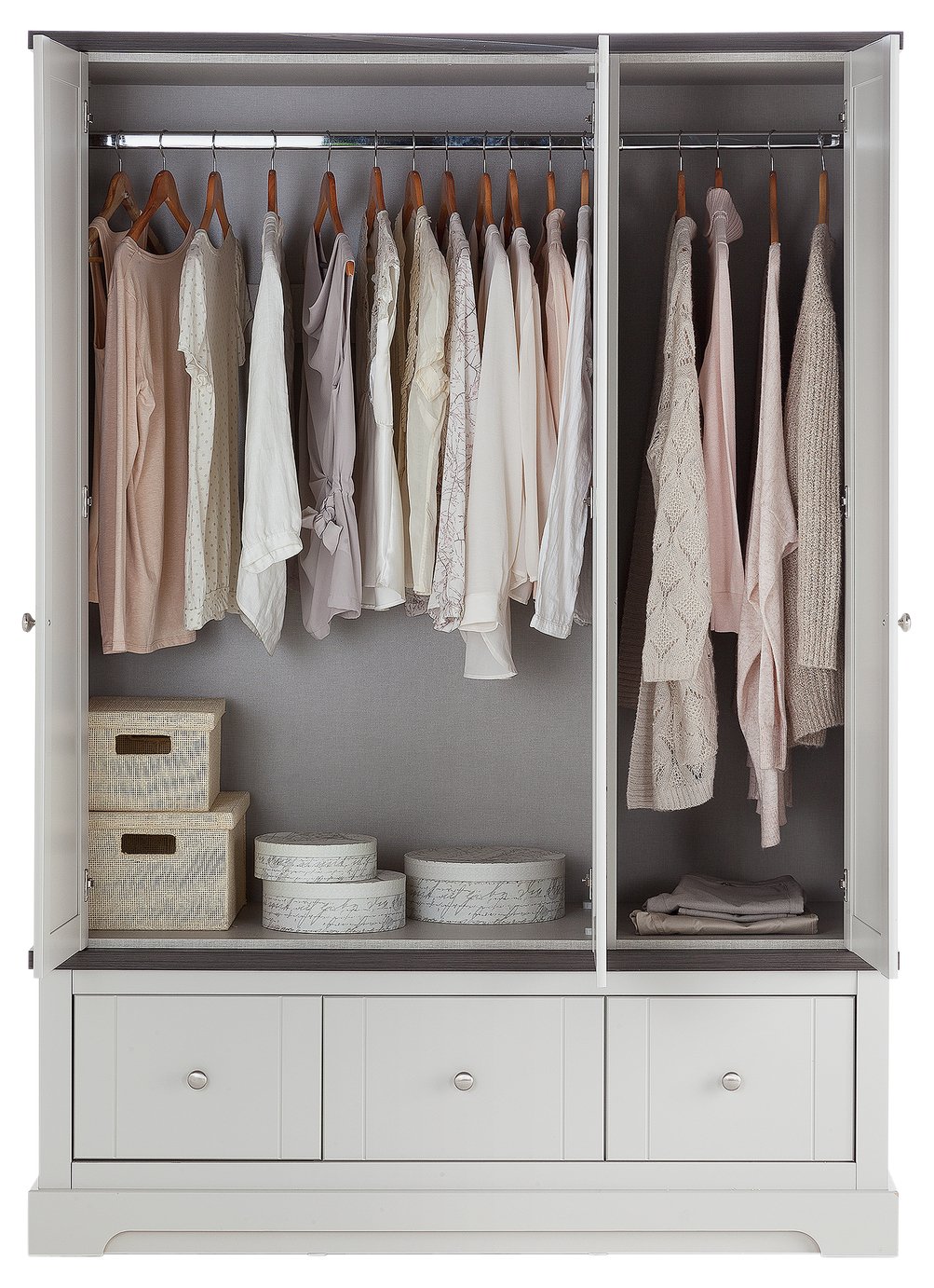 Argos Home Westbury 3 Door 3 Drw Mirrored Wardrobe Reviews